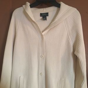 Hooded Knit Cardigan